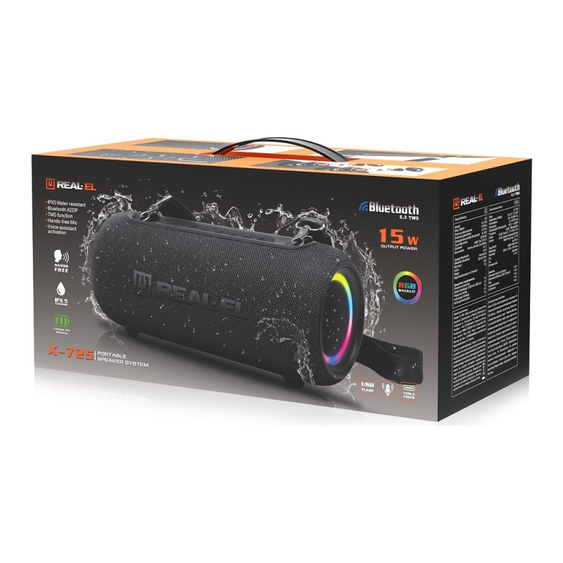 Акустична система REAL-EL X-725 (EL121600028)