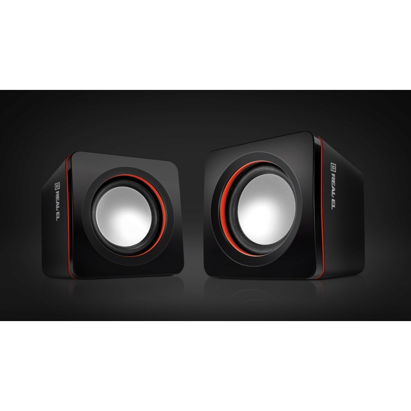 Акустична система REAL-EL S-13 USB Black (EL121100021)