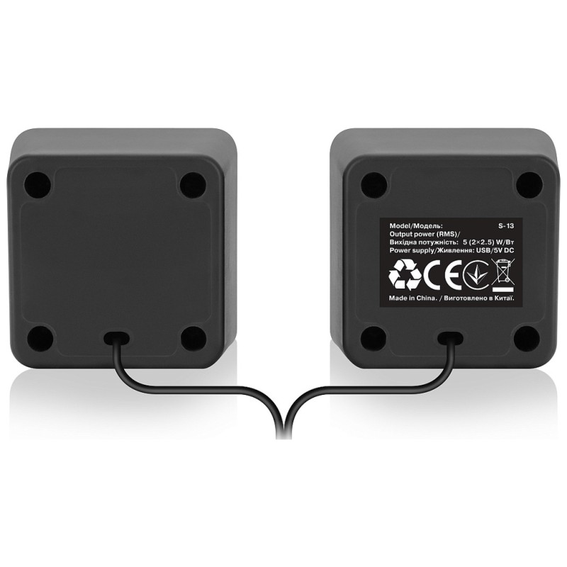 Акустична система REAL-EL S-13 USB Black (EL121100021)