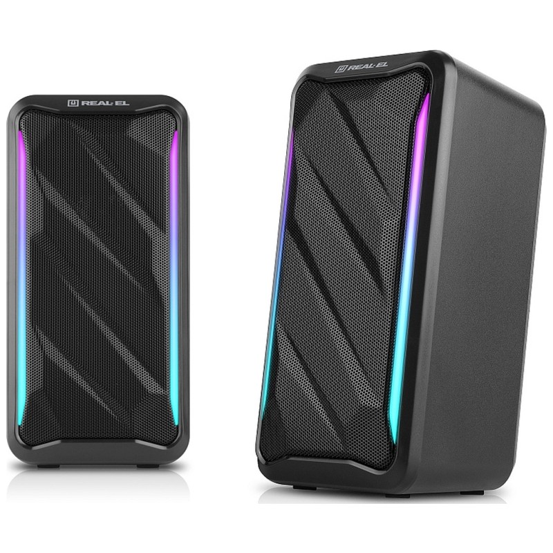 Акустична система REAL-EL S-130 USB Black (EL121100018)