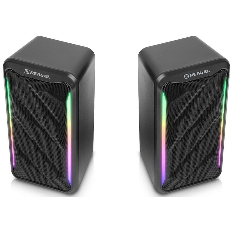 Акустична система REAL-EL S-130 USB Black (EL121100018)