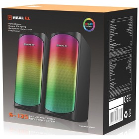 Акустическая система REAL-EL S-135 USB Black (EL121100019)