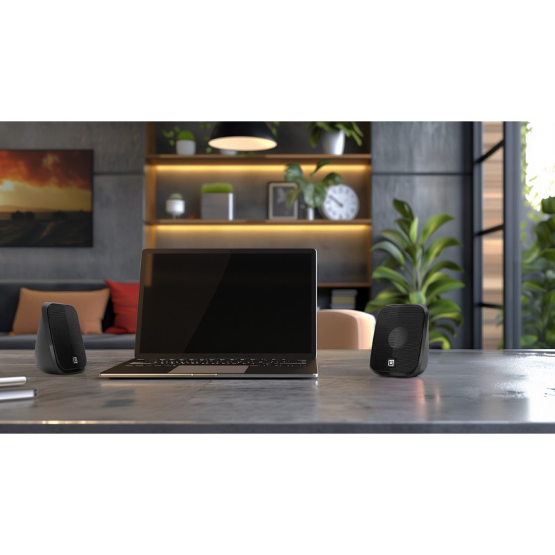 Акустическая система REAL-EL S-25 USB Black (EL121100022)