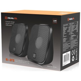 Акустическая система REAL-EL S-25 USB Black (EL121100022)
