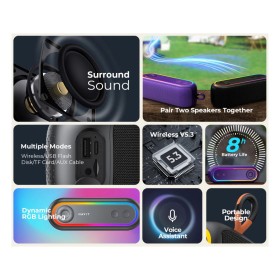 Акустическая система Havit HV-SK810BT RGB Black (HV-SK810BT)