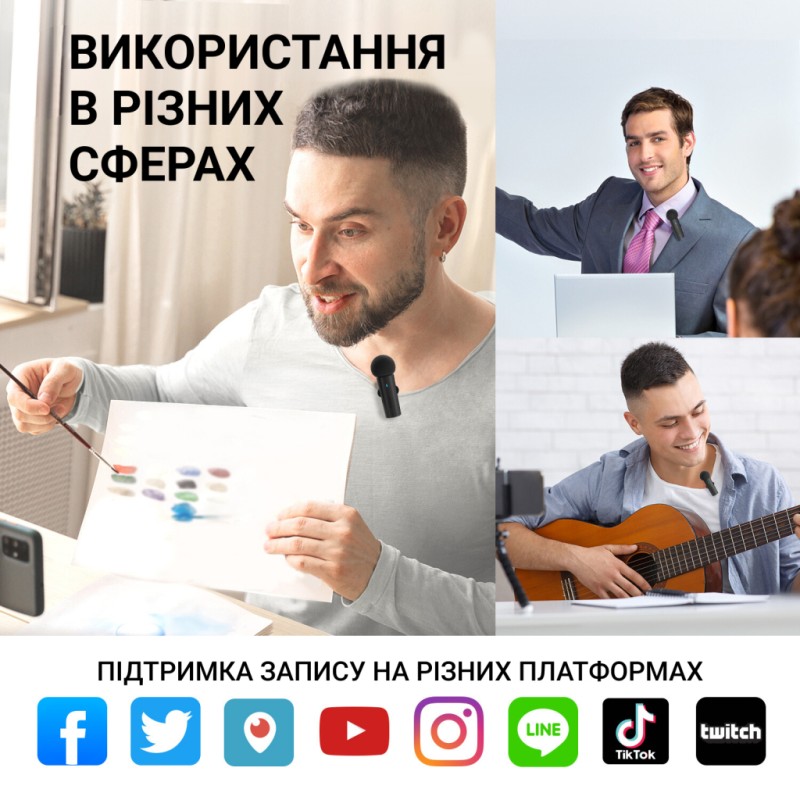 Микрофон Fifine M8 Wireless (M8)