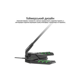 Микрофон Vertux Streamer-3 LED USB Black (streamer-3.black)