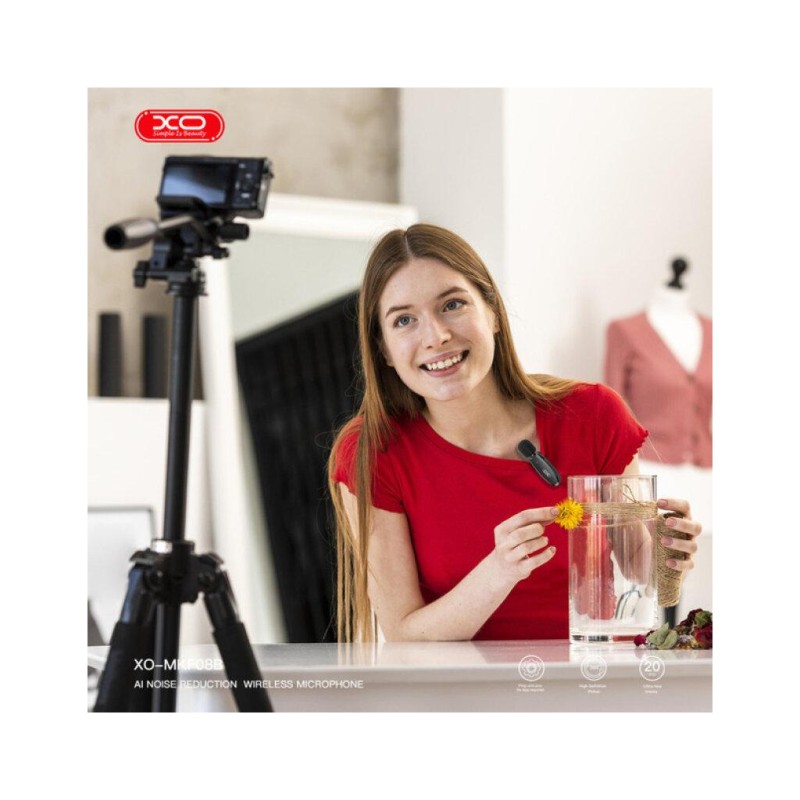 Микрофон XO MKF08A з придушенням шуму Type-C Black (XO-MKF08A-TC)