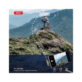 Микрофон XO MKF08B з придушенням шуму lightning Black (XO MKF08B-IP)