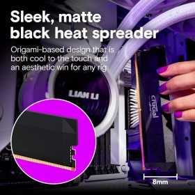 Модуль памяти для компьютера DDR5 32GB 6400 MHz Pro Overclocking Black Micron (CP32G64C40U5B)