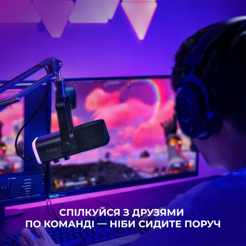 Микрофон Fifine AM8T USB Black (AM8T)