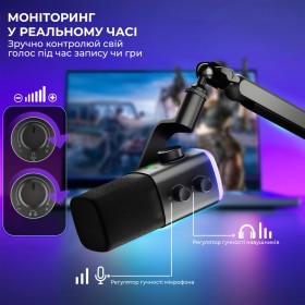 Микрофон Fifine AM9 USB Black (AM9)