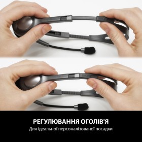 Наушники Logitech H110 Stereo Headset with 2*3pin jacks (981-000271)