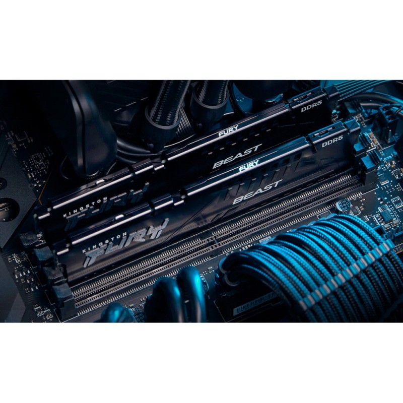 Модуль памяти для компьютера DDR5 64GB (2x32GB) 6000 MHz Beast EXPO Black Kingston Fury (ex.HyperX) (KF560C36BBE2K2-64)