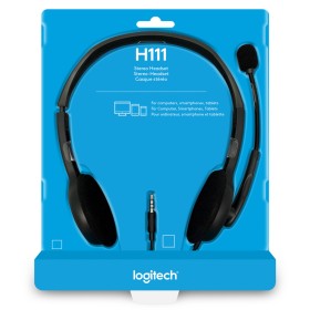 Наушники Logitech H111 Stereo Headset with 1*4pin jack (981-000593)