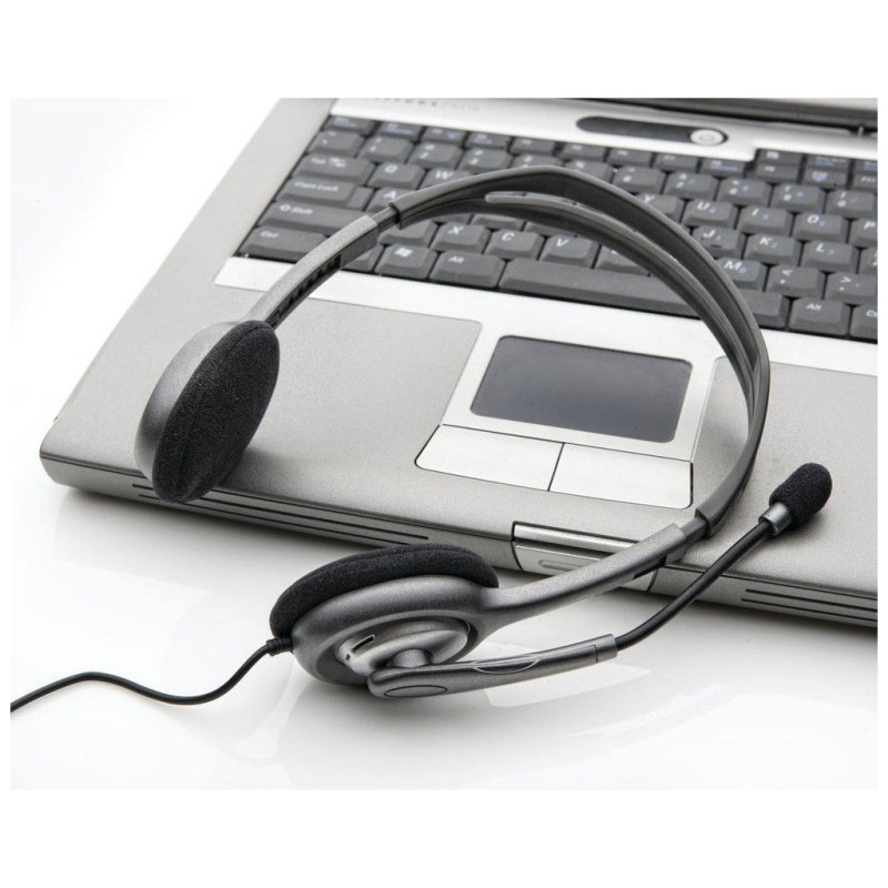 Наушники Logitech H111 Stereo Headset with 1*4pin jack (981-000593)