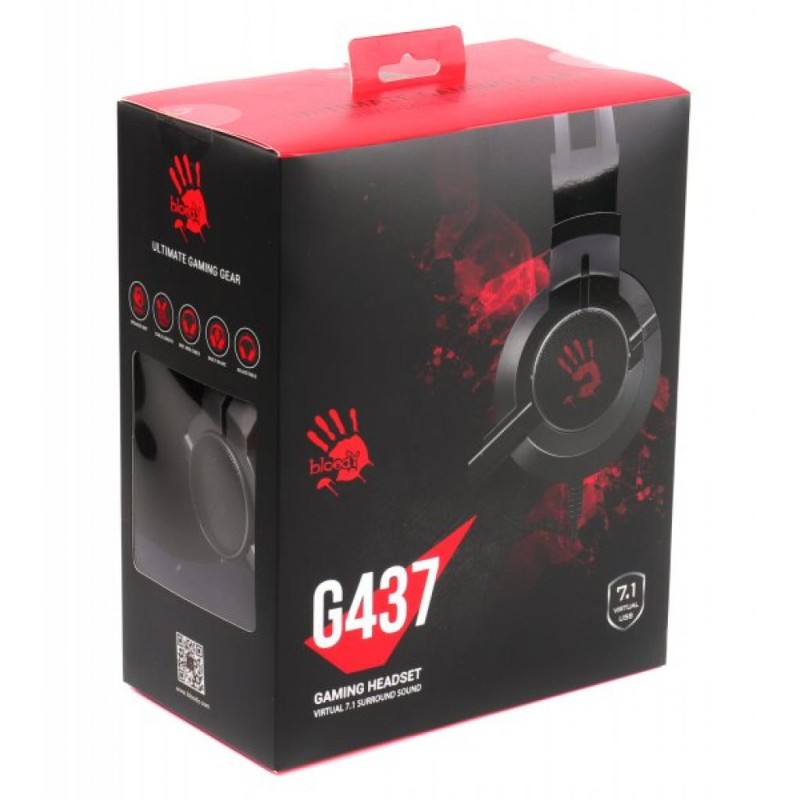 Наушники A4Tech Bloody G437 Black (4711421934831)