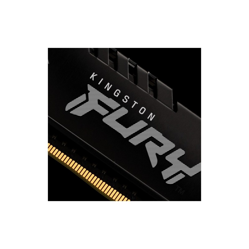 Модуль памяти для компьютера DDR4 32GB (2x16GB) 3200 MHz Beast Black Kingston Fury (ex.HyperX) (KF432C16BB1K2/32WP)