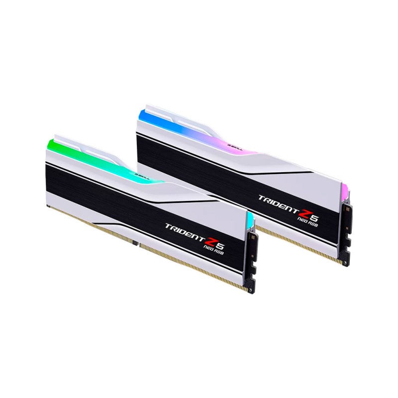 Модуль памяти для компьютера DDR5 32GB (2x16GB) 6000 MHz Trident Z5 Neo RGB Matte White G.Skill (F5-6000J2836G16GX2-TZ5NRW)