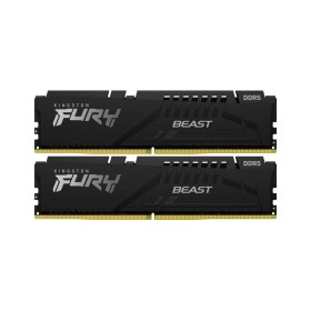 Модуль памяти для компьютера DDR5 64GB (2x32GB) 5600 MHz Fury Beast Black Kingston Fury (ex.HyperX) (KF556C36BBE2K2-64)