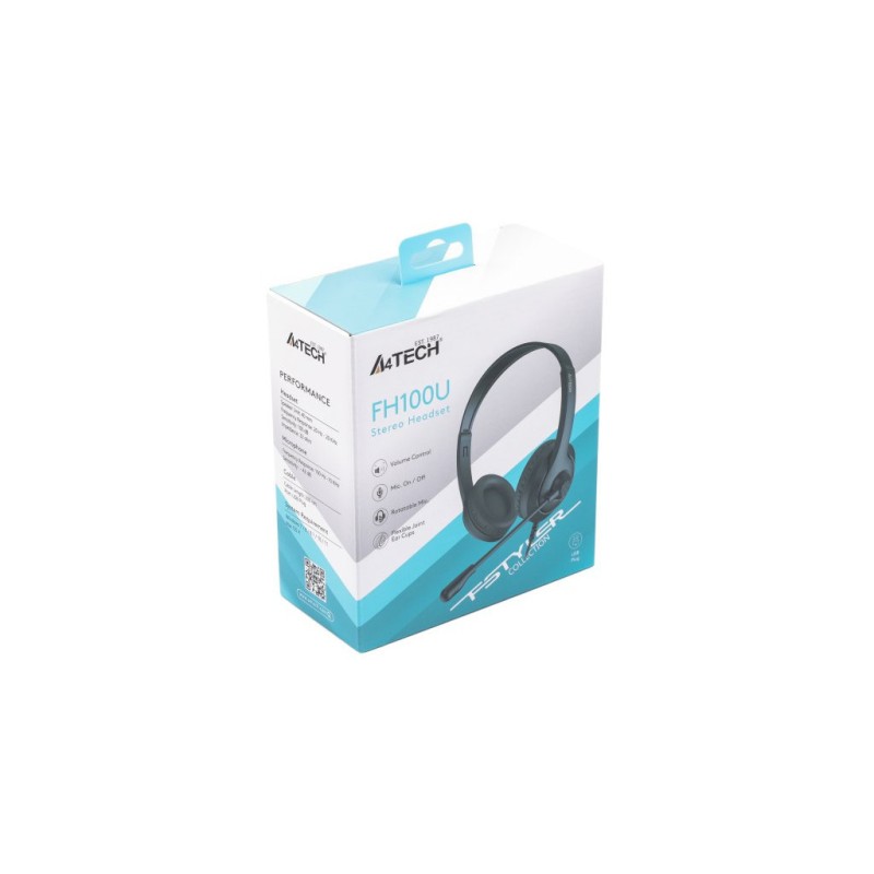 Навушники A4Tech FH100U Stone Black (4711421976978)