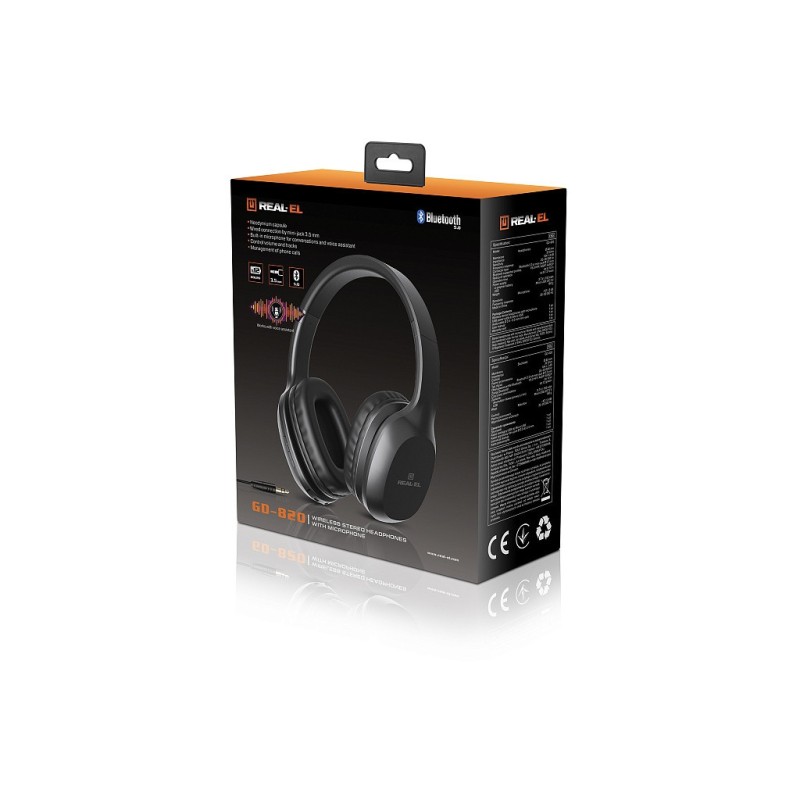 Наушники REAL-EL GD-820 Black