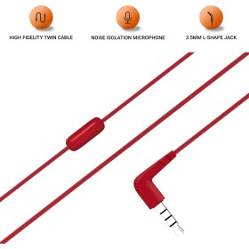 Наушники JBL C50 HI Red (JBLC50HIRED)