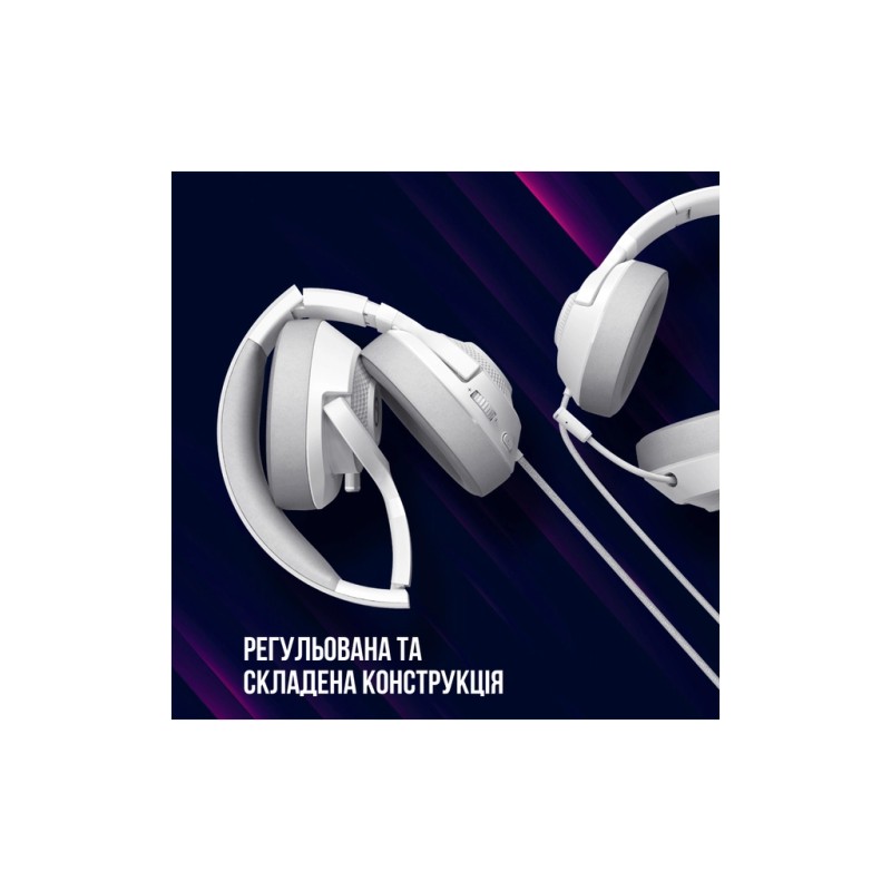Наушники Lorgar Noah 101 Gaming 3.5 мм White (LRG-GHS101W)