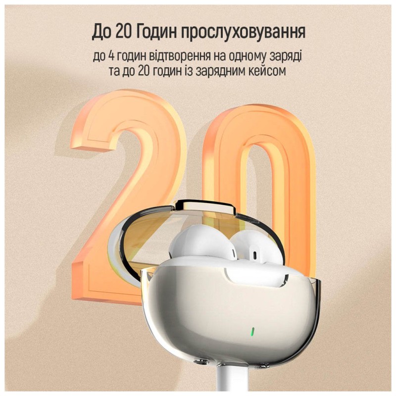 Наушники ColorWay Slim TWS-2 Earbuds White (CW-TWS2WT)
