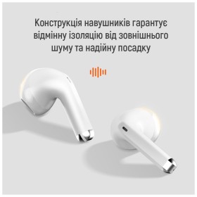 Наушники ColorWay Slim TWS-2 Earbuds White (CW-TWS2WT)