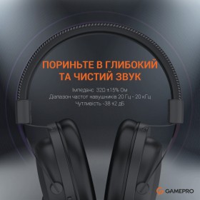 Наушники GamePro HS1050 Black (HS1050)