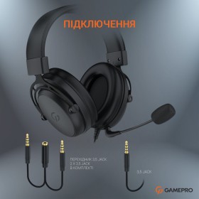 Наушники GamePro HS1050 Black (HS1050)