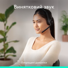 Наушники Logitech Zone 300 Bluetooth Graphite (981-001407)