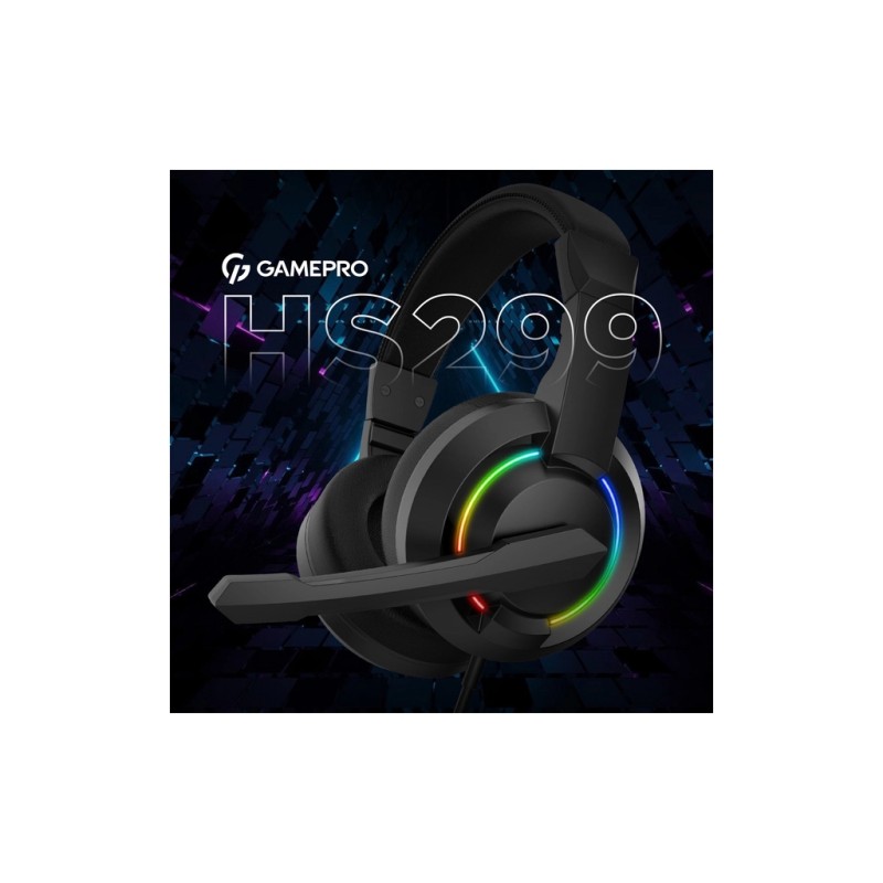 Наушники GamePro HS299 RGB Black (HS299)
