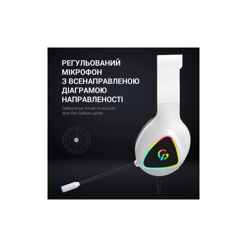 Наушники GamePro HS615 RGB White (HS615)