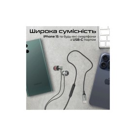 Наушники Promate Silken-C Grey (silken-c.grey)