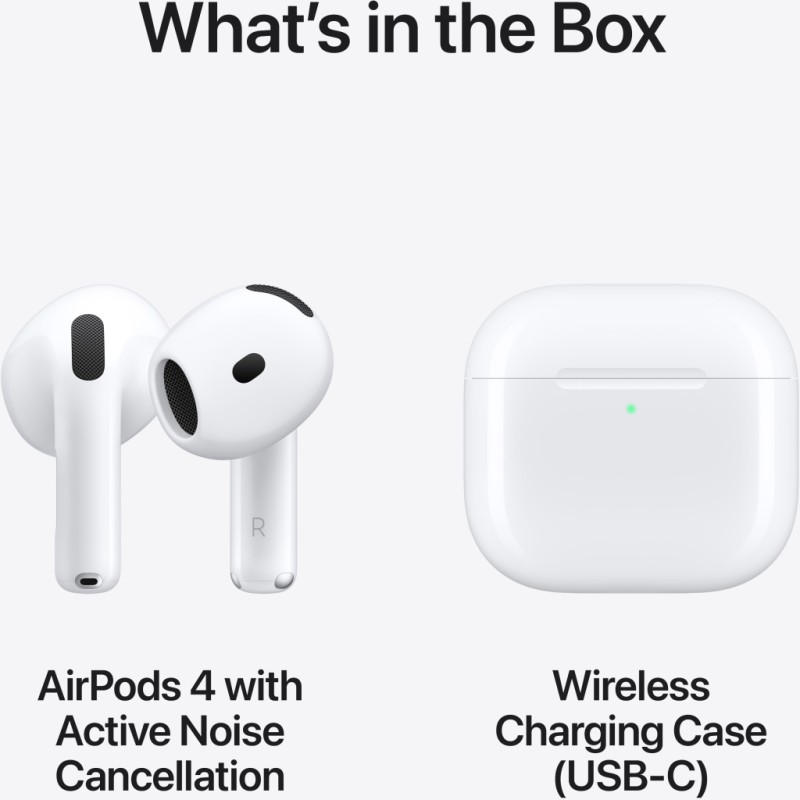 Наушники Apple AirPods 4 with Active Noise Cancellation (MXP93ZE/A)
