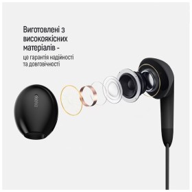 Наушники ColorWay 3.5 mm Wired Earphone Sound Wave Black (CW-WD04BK)