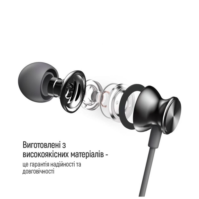 Наушники ColorWay 3.5 mm Wired Earphone UrbanBeat Black (CW-WD03BK)