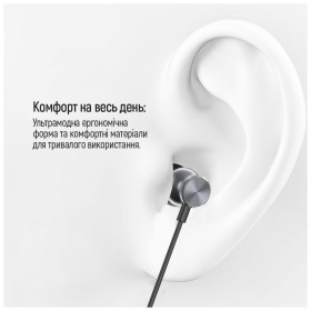 Наушники ColorWay 3.5 mm Wired Earphone UrbanBeat Black (CW-WD03BK)