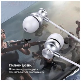 Наушники ColorWay 3.5 mm Wired Earphone UrbanBeat White (CW-WD03WT)