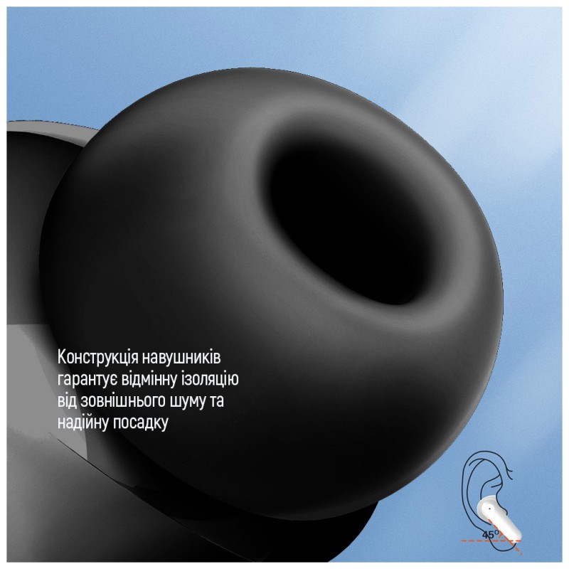Наушники ColorWay Slim TWS-1 Earbuds Long Life Black (CW-TWS1BK1)