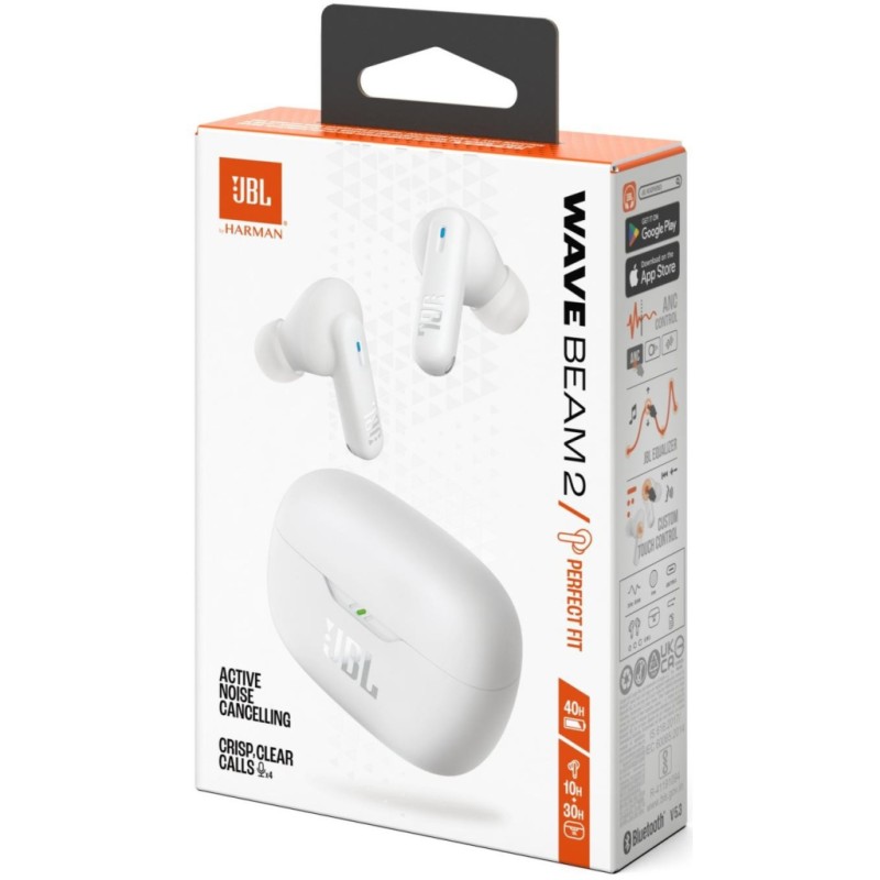 Наушники JBL Wave Beam 2 White (JBLWBEAM2WHT)