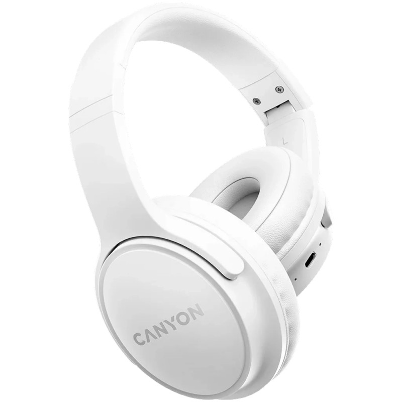 Наушники Canyon OnRiff 4 Bluetooth White (CNS-CBTHS4W)