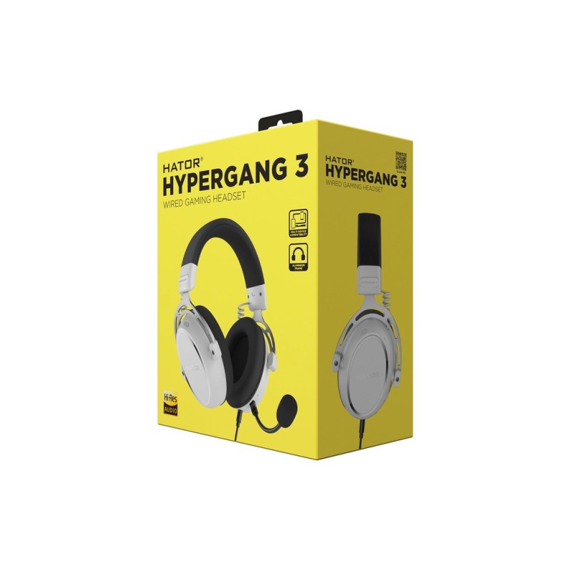 Наушники Hator Hypergang 3 Hi-Res White (ESH06)