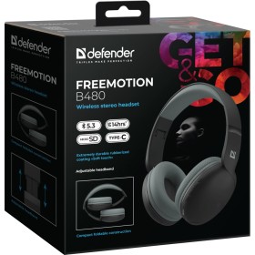 Навушники Defender FreeMotion B480 Bluetooth Black (63480)