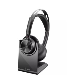 Наушники Poly Voyager Focus 2 MS Stereo USB-C + USB-C/A Adapter + Charging Stand Black (9T9J6AA)