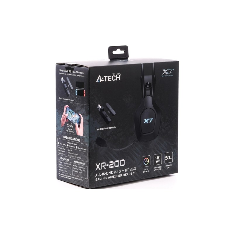 Наушники A4Tech XR-200 Black (4711421001410)