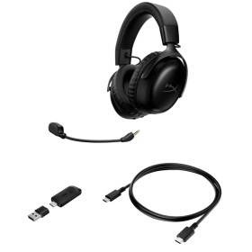 Наушники HyperX Cloud III S Wireless/USB-A/USB-C Black (A59YZAA)