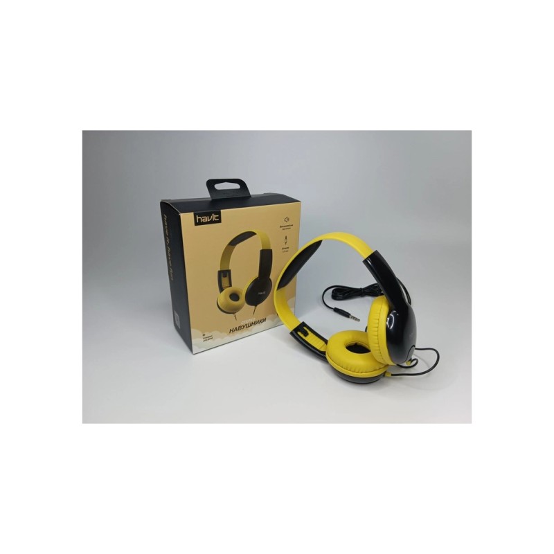 Наушники Havit HV-H211d Yellow/Black (HV-H211d)